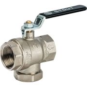 Кран шаровой STOUT с фильтром 1