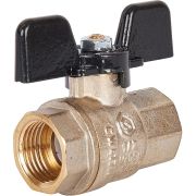 Кран шаровой STOUT полнопроходной, ВР/ВР, ручка бабочка 1/2