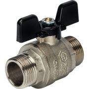Кран шаровой STOUT полнопроходной, НР/НР, ручка бабочка 3/4