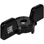 Ручка-бабочка STOUT для шарового крана STOUT 1 - 1 1/4 (Чёрная)