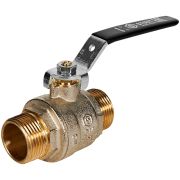 Кран шаровой полнопроходной STOUT НР/НР ручка рычаг 3/4