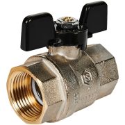 Кран шаровой полнопроходной STOUT ВР/ВР ручка бабочка 1