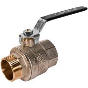 Кран шаровой полнопроходной STOUT ВР/НР ручка рычаг 1 1/2