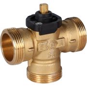 Компактный 3-Ходовой зональный клапан, сервопривод 230V STOUT с кабелем 1м, НР 1 1/4