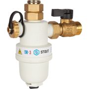 Фильтр -шламоотделитель с магнитом для настенных котлов STOUT G 3/4M-G 3/4RN-G 3/4M