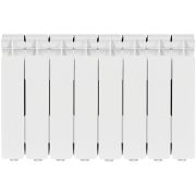 Радиатор алюминиевый STOUT Bravo 350 8 секций боковое подключение RAL9010