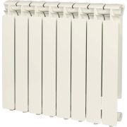 Радиатор алюминиевый STOUT Bravo 500 8 секций боковое подключение RAL9010