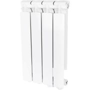 Радиатор алюминиевый STOUT Bravo 500 4 секции нижнее правое подключение (белый RAL 9010)