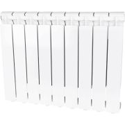 Радиатор алюминиевый STOUT Bravo 500 9 секций боковое подключение RAL9010