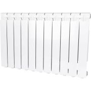 Радиатор алюминиевый STOUT Bravo 500 11 секций боковое подключение RAL9010