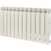 Радиатор алюминиевый STOUT Bravo 500 12 секций боковое подключение RAL9010