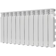 Радиатор алюминиевый STOUT GAMMA 500 12 секций боковое подключение (белый RAL 9010)