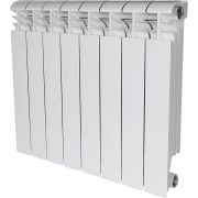 Радиатор алюминиевый STOUT VEGA 500 8 секций боковое подключение (белый RAL 9016)
