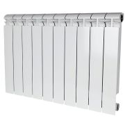 Радиатор биметаллический STOUT ALPHA 500 10 секций боковое подключение (белый RAL 9016)