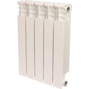 Радиатор биметаллический STOUT Space 500 5 секций боковое подключение RAL9016