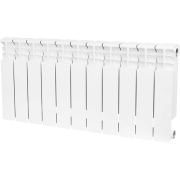 Радиатор биметаллический STOUT Space 500 11 секций боковое подключение RAL9016