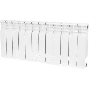 Радиатор биметаллический STOUT Space 350 12 секций боковое подключение RAL9016