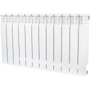 Радиатор биметаллический STOUT Space 500 12 секций боковое подключение RAL9016