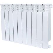 Радиатор биметаллический STOUT Space 500 10 секций нижнее правое подключение RAL9016