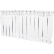 Радиатор биметаллический STOUT Space 500 14 секций боковое подключение RAL9016