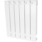 Радиатор биметаллический STOUT STYLE 500 6 секций боковое подключение (белый RAL 9010)