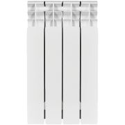 Радиатор биметаллический STOUT TITAN 500 4 секций боковое подключение (белый RAL 9016)