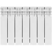 Радиатор биметаллический STOUT TITAN 350 7 секций боковое подключение (белый RAL 9016)
