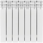 Радиатор биметаллический STOUT TITAN 500 7 секций боковое подключение (белый RAL 9016)