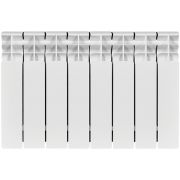 Радиатор биметаллический STOUT TITAN 350 8 секций боковое подключение (белый RAL 9016)