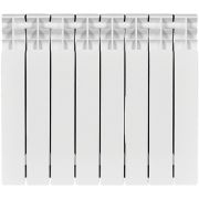 Радиатор биметаллический STOUT TITAN 500 8 секций боковое подключение (белый RAL 9016)
