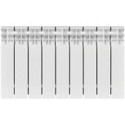 Радиатор биметаллический STOUT TITAN 350 9 секций боковое подключение (белый RAL 9016)