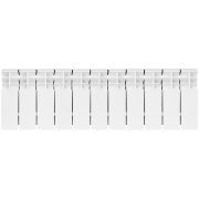 Радиатор биметаллический STOUT TITAN 200 11 секций боковое подключение (белый RAL 9016)