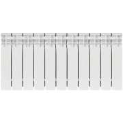 Радиатор биметаллический STOUT TITAN 350 11 секций боковое подключение (белый RAL 9016)