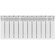 Радиатор биметаллический STOUT TITAN 350 12 секций боковое подключение (белый RAL 9016)