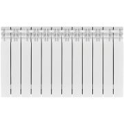 Радиатор биметаллический STOUT TITAN 500 12 секций боковое подключение (белый RAL 9016)