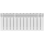 Радиатор биметаллический STOUT TITAN 350 13 секций боковое подключение (белый RAL 9016)