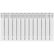 Радиатор биметаллический STOUT TITAN 500 13 секций боковое подключение (белый RAL 9016)