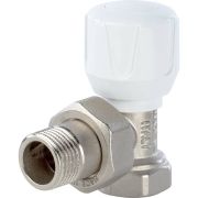 Клапан ручной терморегулирующий STOUT SVR угловой 1/2 15 мм