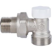 Клапан запорно-балансировочный угловой STOUT SVL 1/2 х 3/4 ЕК