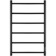 Полотенцесушитель STOUT электрический JAZZ quadro 80*50 Черный матовый