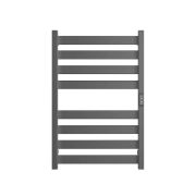 Полотенцесушитель STOUT электрический GRUNGE quadro 80*50 Графит