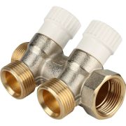 Коллектор распределительный STOUT 3/4 , 2 отвода 3/4 ЕК