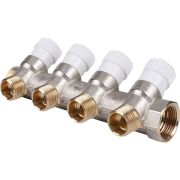 Коллектор распределительный STOUT 3/4 , 4 отвода 1/2