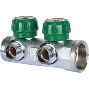 SMB-6850-011202 STOUT Коллектор регулирующий 1 , 2 отвода 1/2 под компрессионный фитинг для полимерных труб