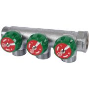 Коллектор регулирующий STOUT 3/4, 3 отвода 3/4 ЕК