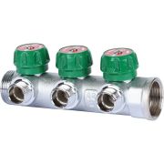 Коллектор регулирующий STOUT 1, 3 отвода 1/2 плоское уплотнение