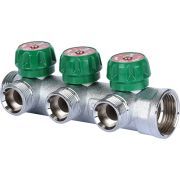 Коллектор регулирующий STOUT 1 , 3 отвода 3/4 ЕК