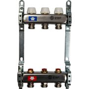 Коллектор из нержавеющей стали без расходомеров STOUT 3 выхода