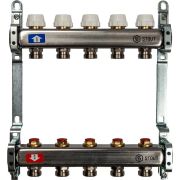 Коллектор из нержавеющей стали без расходомеров STOUT 5 выходов