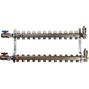 Коллектор из нержавеющей стали в сборе без расходомеров STOUT 12 выходов